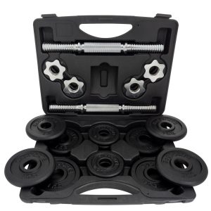 ScSPORTS Kofferset 15 kg Guss