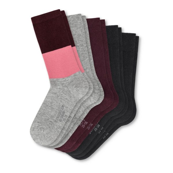 Schiesser Damen Freizeitsocken Daily Basic 5er Pack