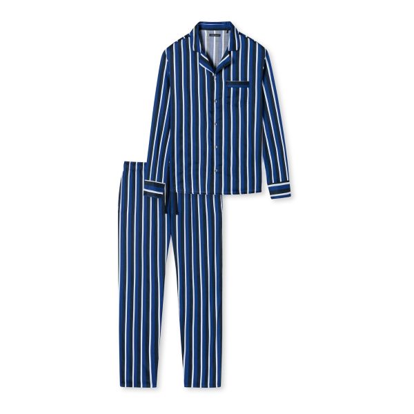 Schiesser Herren Pyjama Elegant Stripes