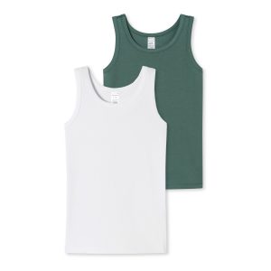 Schiesser Jungen Tanktop 95/5 Organic 2er Pack