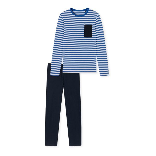 Schiesser Jungen Pyjama Aquatic Flow