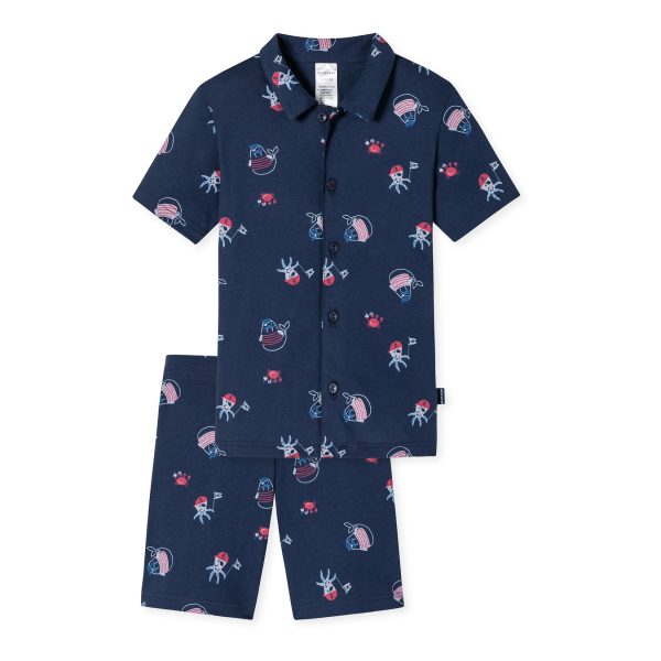 Schiesser Jungen Shorty Pyjama kurz