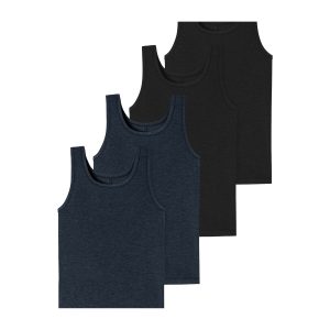 Schiesser Jungen Tanktop Personal Fit 4er Pack