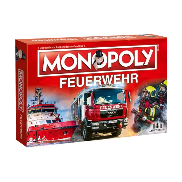 Monopoly Feuerwehr Edition 2021 Brettspiel Gesellschaftsspiel Spiel