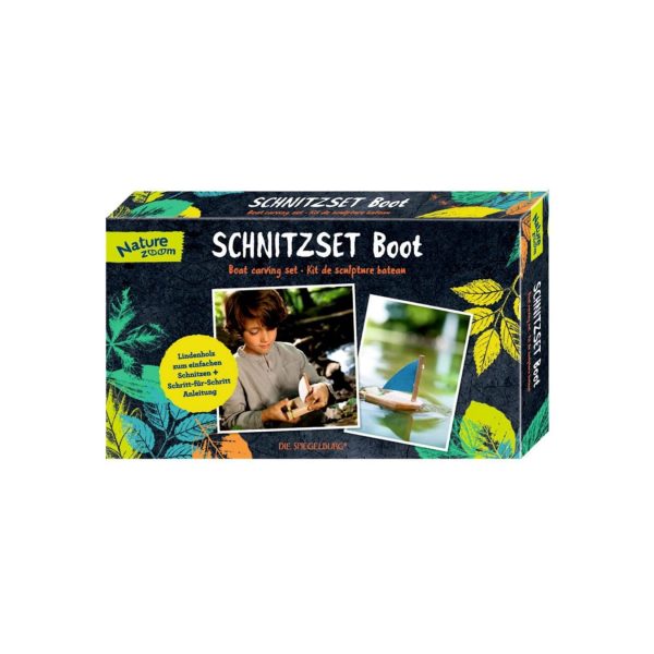 Coppenrath 13885 - Die Spiegelburg - Nature Zoom - Schnitzset Boot