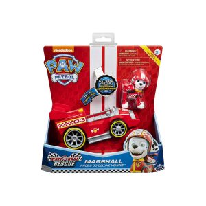 Spin Master 6058585 (20119527) - Paw Patrol - Race & Go - Marshall Fahrzeug inkl. Figur