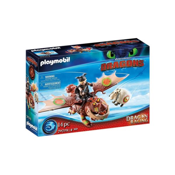 PLAYMOBIL® 70729 - DreamWorks Dragons - Dragon Racing - Fischbein und Fleischklops