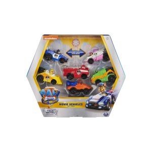 Spin Master 6060428 (20130331) - Paw Patrol - The Movie - True Metal Geschenkset mit 6 Fahrzeugen