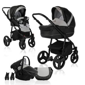 Bebebi Fizzy   3 in 1 Kombi Kinderwagen Set   Hartgummireifen   Farbe: Universe