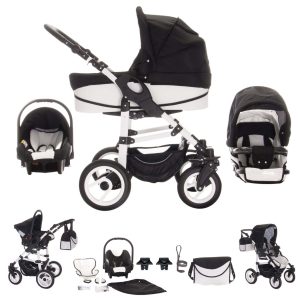 Bebebi Paris   3 in 1 Kombi Kinderwagen Set   Farbe: Arc de Triomphe