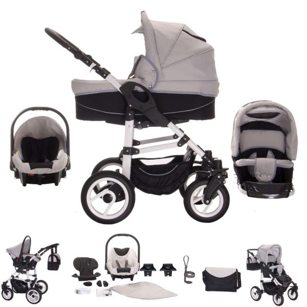 Bebebi Paris   3 in 1 Kombi Kinderwagen Set   Farbe: Concord